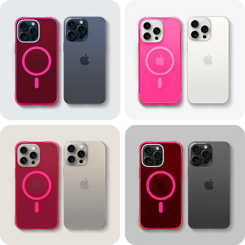 Cyrill Ultrasheer Mag Compatível Com O iPhone 15 Pro Case Pi