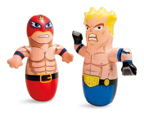 Imagen 1 de 4 de Bobo Muñeco Luchador Inflable Golpeable Para Niños Punching