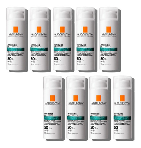 Combo X9 La Roche Posay Anthelios Oil Spf 50 Correct 50 Ml