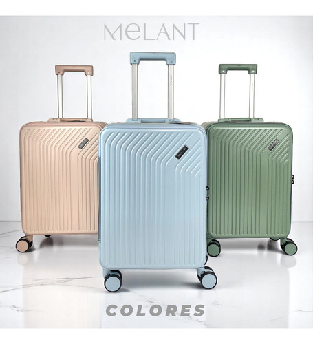 Valija Carry On Cabina Avion Equipaje De Mano 20 Rígida 8032 Gris