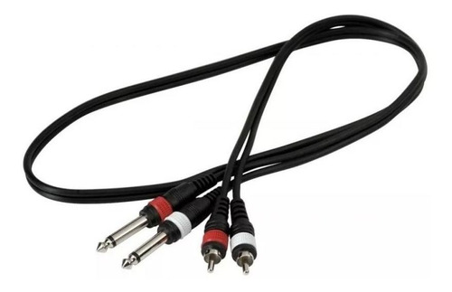 Cable De Audio Warwick 2 Plug 6.5 A2 Rca Rcl 20934 D4