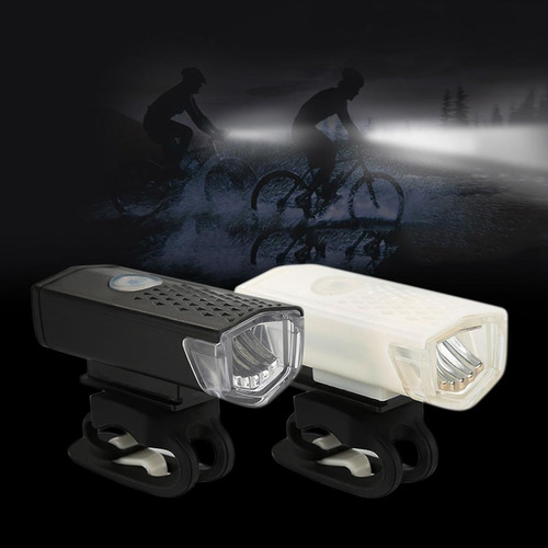2x Usb Impermeable Luz 300lumens Lámpara Advertencia De