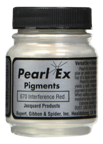 Pearl Ex Pigmento .5 Oz Interferencias Rojo