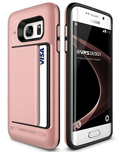 Galaxy S7 Edge Case Vrs Design [damda Clip][rose Gold]