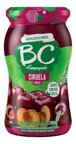 Mermelada Bc Ciruela +fruta X 390gr