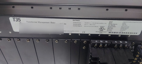 Ge Multilin Relê T35 - T35e00hchf8hh6tmxxpxxuxxwxx