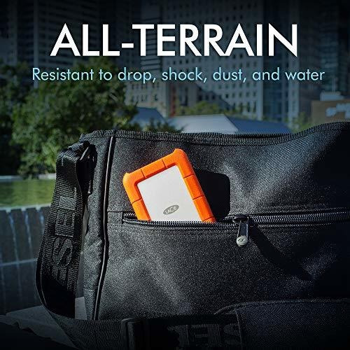 Disco Duro Externo Lacie Rugged Secure Hdd 2tb Usb-c -naranj