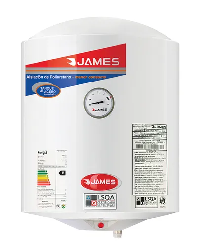 comprar Calefon Termotanque 40lts James Acero Color Blanco
