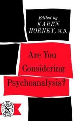 Libro Are You Considering Psychoanalysis? - Karen Horney