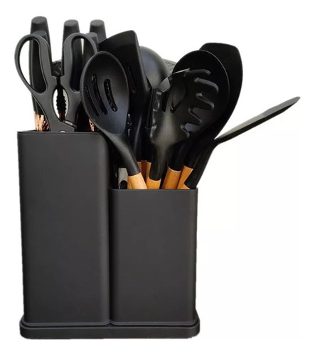 Set Utensilios De Cocina Xl 19 Piezas Silicona Cocina Hogar