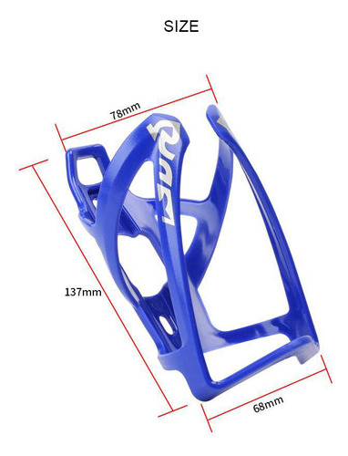 Porta Botella Bicicleta Soporte Botella Azul