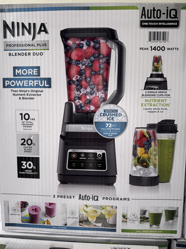 Licuadora Ninja Professional Plus Blender Duo - Con Auto-iq