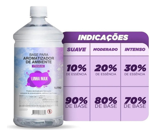 Base Para Aromatizador 5l Solução Pronta Para Home Spray