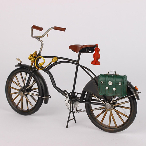 S Figuras Creativas De Estatua De Bicicleta De Metal,