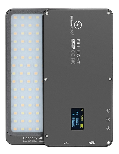 Sunwayfoto Fl- Panel Luz Led Para Llenado Video Color