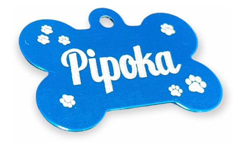 Placa Mascota Personalizada Perro O Gato A Láser Acero
