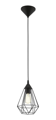 Lámpara Colgante Vintage Eglo Tarbes Color Negro Oferta