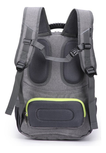 Mochila Wanderer Gris / Amarillo Cactus
