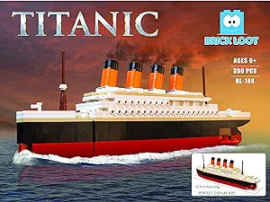 Modelo De Barco Brick Loot Diseño De Titanic, 390 Pcs