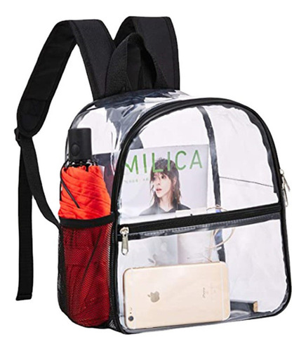 Fweaad Mini Mochila Transparente, Mochila Homologada For