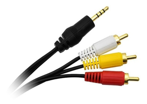 Cable De Audio Y Video De Stereo 3.5mm A 3 Rca 1.4m Nisuta