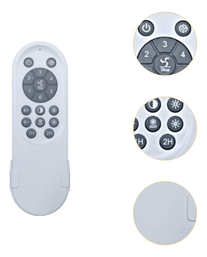 Control Remoto De Luz De Ventilador De Repuesto Moderno,