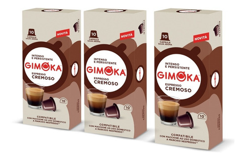 Pack 30 Cápsulas Nespresso Compatibles - Cremoso Gimoka