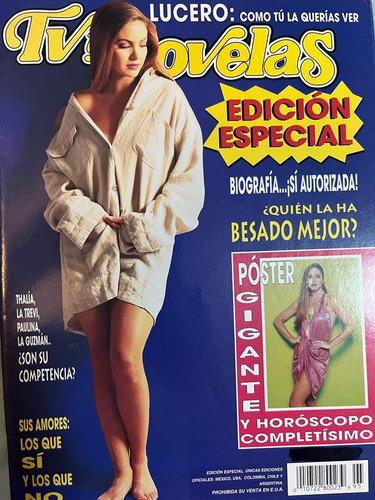 Lucero Revista Tv Y Novelas Edición Especial 1995 S/poster 