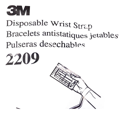 Pulsera Antiestatica Desechable 3m 2209