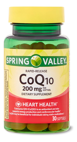 Coq10 200 Mg Heart Health Spring - Unidad a $167257