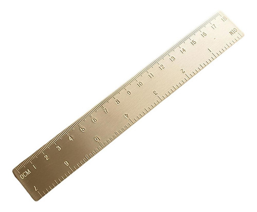 Régua De Escala De Latão Retrô Nostálgico Régua De 18cm