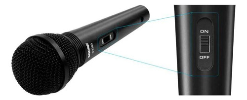 Microfone Profissional Shure Sv200 C/ Cabo Xlr P10 Preto