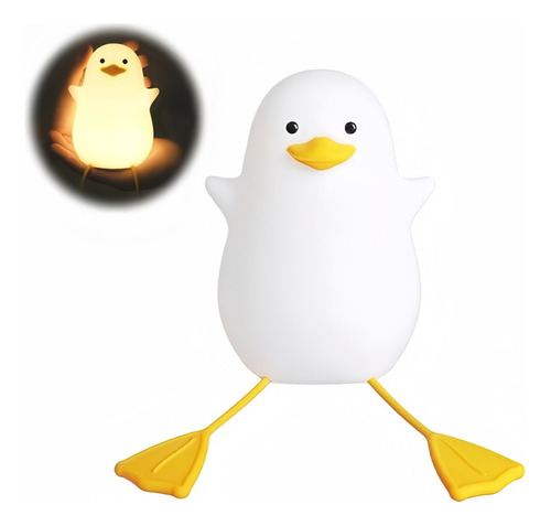 Wv Luz Nocturna Con Forma De Pato, Luz De Dormitorio