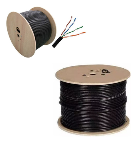 Cable Utp Cat5e Bobina 305 Mts Externo Outdoor Bimetalico