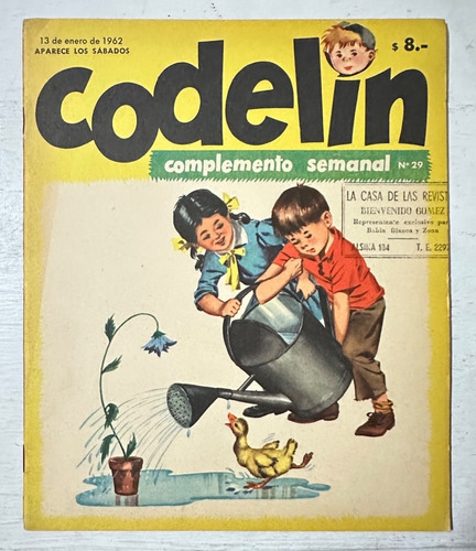 Complemento Semanal Codelin N° 29 Edit Codex Enero 1962