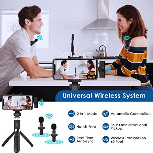 Micrófono Lavalier Inalámbrico Dual Nusicano Para iPhone Con