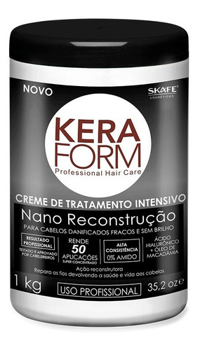 Creme De Tratamento Intensivo Keraform Nano Reconstrução 1kg