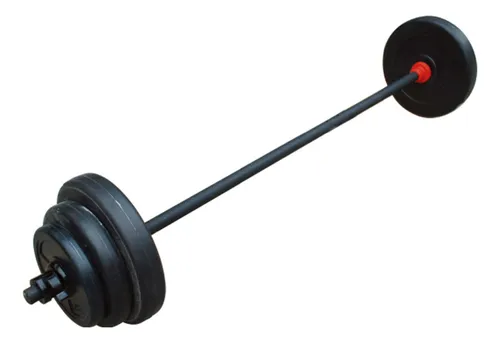 comprar Set Pesas 20kg: Barra 1.2 Mts + Discos De Cemento