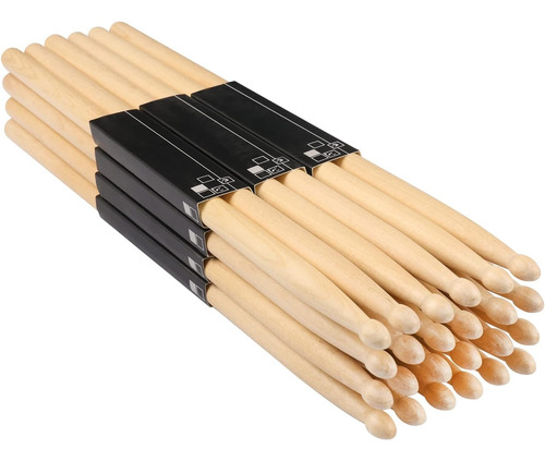 Palillos Baquetas Madera Batería  5a 5b X 5 Pares