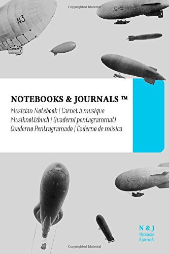 Cuaderno De Musica Notebooks & Journals Zeppelins -coleccion