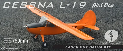 Kit De Modelo De Avión Cessna L-19 Bird Dog Rc Bearwood