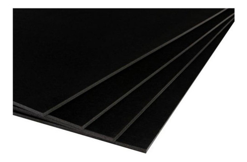 Imagen 2 de 8 de Foamboard Negro 50x70 5 Mm Placa Plancha Tabla
