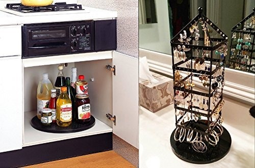 Cedmon Heavy Duty Lazy Susan Turntable Organizador Acrilico