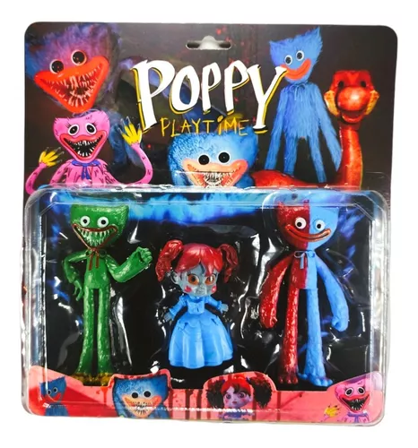 Poppy Play Time Miniaturas Kit Com 8 Bonecos Huggy Wuggy