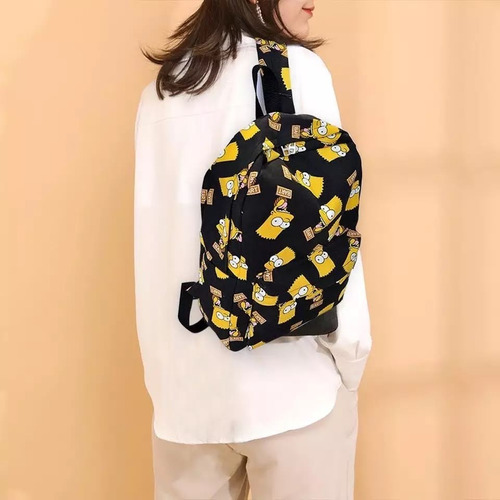 nueva mochila de los simpson de bart bolso casual de moda maletin escolar