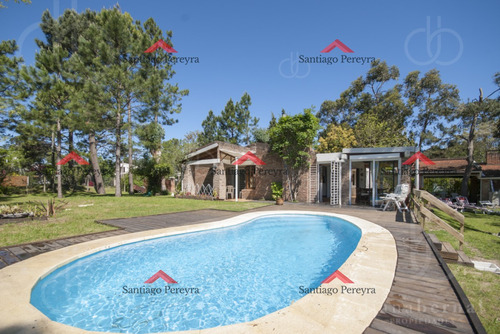 Casa Alquiler Pinares, Punta Del Este, 4 Dormitorios, Piscina, Amplio Parque Cercado