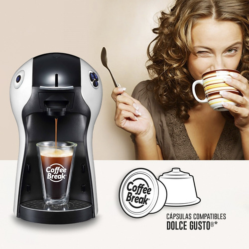 Cafetera Coffee Break Cn-ka Dolce Gusto Color Negro Negro