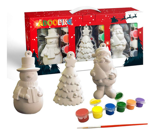 Schuang Paint Your Own Figurine Decorate Painting Set Yeso