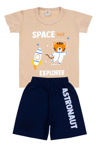 Conjunto Infantil Masculino Space Explorer Roupa Menino