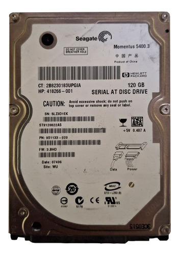 Seagate St9120822as 120gb